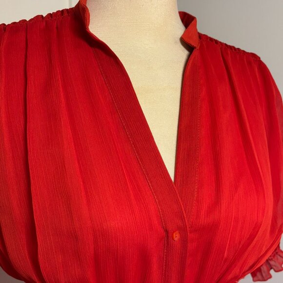 Zara Red Maxi Dress - Picture 3 of 10